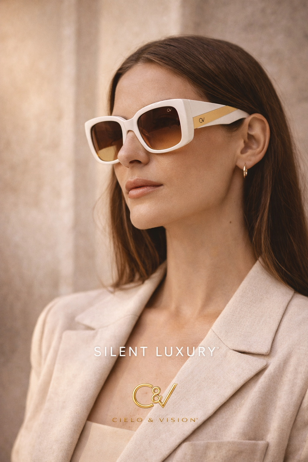Lentes de sol CIELO & VISION — Silent Luxury aviador dorado